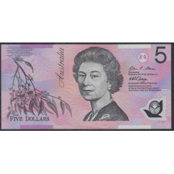Австралия 5 долларов 2007 года, Полимер (AUSTRALIA 5 Dollars 2007, Polymer) P 57e: UNC