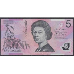 Австралия 5 долларов 2015 года, Полимер (AUSTRALIA 5 Dollars 2015, Polymer) P 57i: UNC