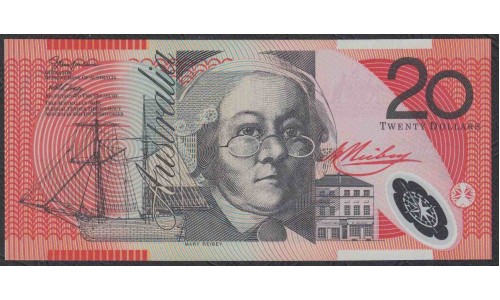 Австралия 20 долларов 2002 года, Полимер (AUSTRALIA 20 Dollars 2002, Polymer) P 59a : UNC