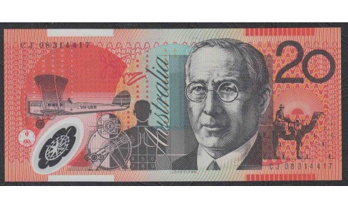 Австралия 20 долларов 2008 года, Полимер (AUSTRALIA 20 Dollars 2008, Polymer) P 59f: UNC