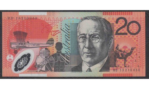 Австралия 20 долларов 2013 года, Полимер (AUSTRALIA 20 Dollars 2013, Polymer) P 59h: UNC