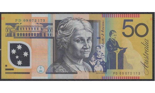 Австралия 50 долларов 2009 года, Полимер (AUSTRALIA 50 Dollars 2009, Polymer) P 60g: XF/aUNC