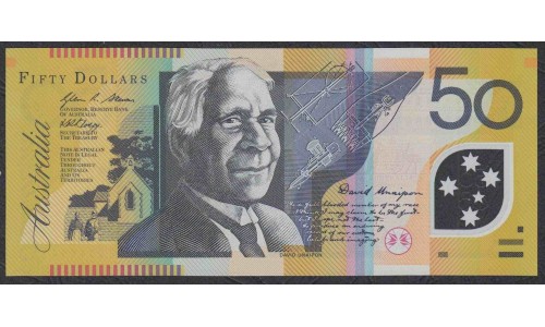 Австралия 50 долларов 2008 года, Полимер (AUSTRALIA 50 Dollars 2008, Polymer) P 60f: UNC