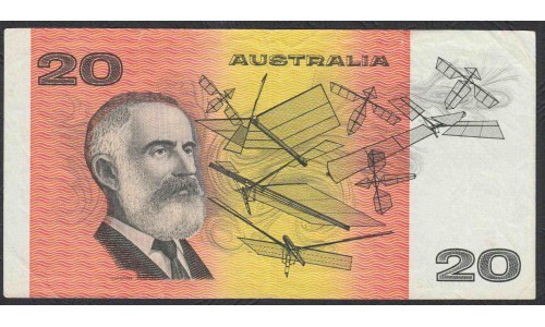Австралия 20 долларов 1974-1994 г. (AUSTRALIA 20 Dollars 1974-1994) P 46g: XF