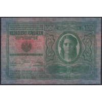 Австрия 100 крон 1912 года, 2443  28945 (Austria 100 kronen 1912) P 12: UNC