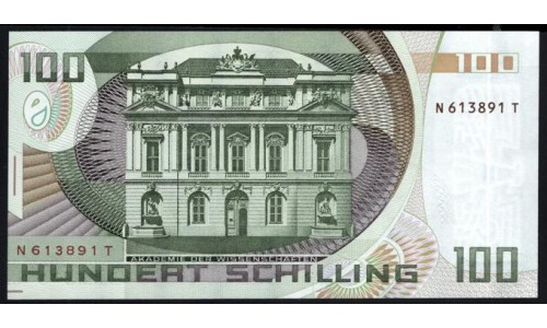 Австрия 100 шиллингов 1984 года (Austria 100 Schilling 1984 year) P 150 : UNC