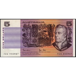 Австралия 5 долларов (1983) (AUSTRALIA 5 Dollars (1983)) P 44d : UNC