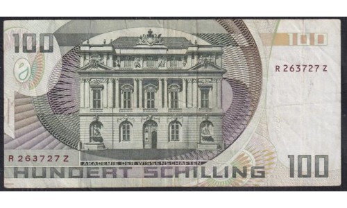 Австрия 100 шиллингов 1984 года (Austria 100 Schilling 1984 year) P 150 : VF