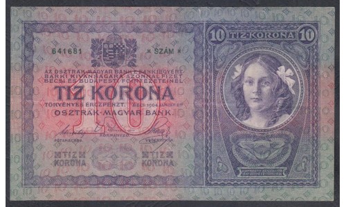 Австрия 10 крон 1904 года (Austria 10 kronen 1904 year) P 9 : XF