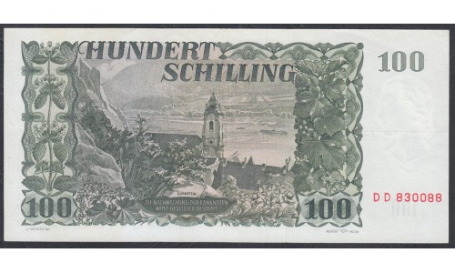 Австрия 100 шиллингов 1954 года (Austria 100 Schilling 1954) P 133: XF