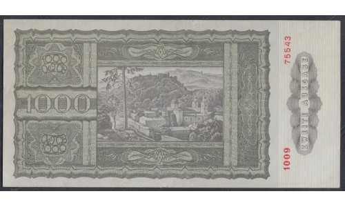 Австрия 1000 Шиллингов 1947 года, Просто Редкость (Austria 1000 Schilling 1947) P 125(1): aUNC