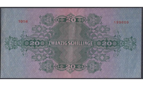 Австрия 20 Шиллингов 1925 года, Просто Редкость (Austria 20 Schilling 1925) P 90: XF/aUNC