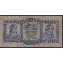 Австрия 50 Шиллингов 1929 года, Просто Редкость (Austria 50 Schilling 1929) P 96: XF