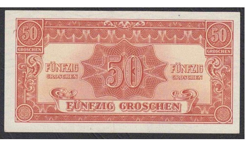 Австрия 50 грошей 1944 года (Austria 50 Groschen 1944 year) P 102b : XF/aUNC