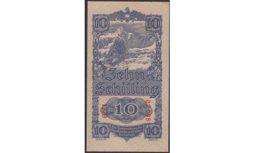 Австрия 10 шиллингов 1945 года (Austria 10 Schilling 1945 year) P 114 : UNC--