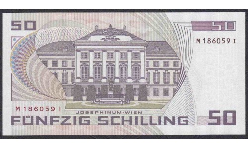 Австрия 50 шиллингов 1986 года (Austria 50 Schilling 1986 year) P 149 : UNC