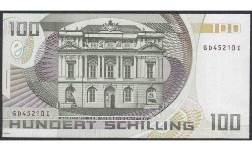 Австрия 100 шиллингов 1984 года (Austria 100 Schilling 1984 year) P 150 : UNC