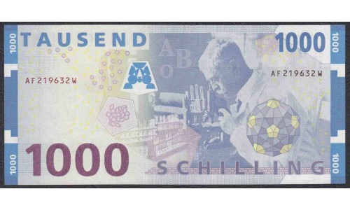 Австрия 1000 шиллингов 1997 года (Austria 1000 Schilling 1997 year) P 155: UNC