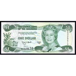 Багамские Острова 1 доллар 1996 г. (BAHAMAS 1 Dollar 1996) P57а:Unc