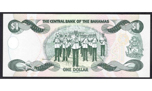Багамские Острова 1 доллар 1996 г. (BAHAMAS 1 Dollar 1996) P57а:Unc