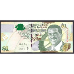 Багамские Острова 1 доллар 2008 г. (BAHAMAS 1 Dollar 2008) P71:Unc