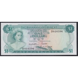 Багамские Острова 1 доллар 1965 г. (BAHAMAS 1 Dollar  L. 1965) P 18b: UNC 
