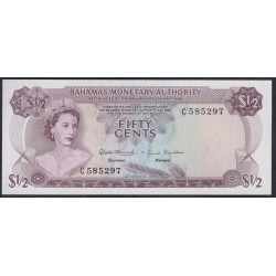 Багамские Острова 50 центов 1968 г. (BAHAMAS 50 Cents L. 1968) P26:Unc