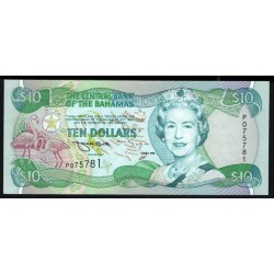 Багамские Острова 10 долларов 1996 г. (BAHAMAS 10 Dollars 1996) P 59: UNC