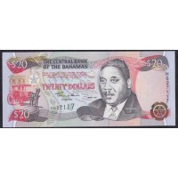 Багамские Острова 20 долларов 1997 г. (BAHAMAS 20 Dollars 1997) P 65: UNC