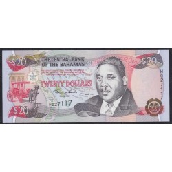 Багамские Острова 20 долларов 1997 г. (BAHAMAS 20 Dollars 1997) P 65: UNC