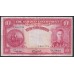 Багамские Острова 10 шиллингов L.1936 года, РЕДКИЕ (BAHAMAS 10 Shillings Bahamas Government L. 1936) P 10d: VF/XF в хрусте.