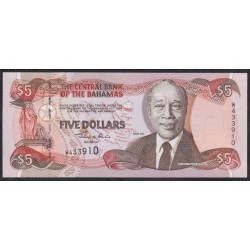 Багамские Острова 5 долларов 2001 год, W433910 (BAHAMAS 5 Dollars 2007) P 63b: UNC