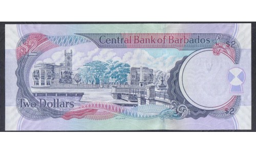 Барбадос 2 доллара 2012 г. (BARBADOS 2 Dollars 2012) P 66c: UNC