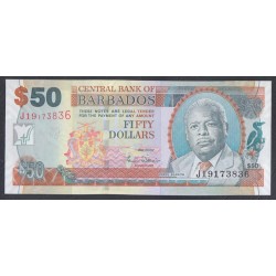 Барбадос 50 долларов 2007 г. (BARBADOS 50 Dollars 2007) P 70a: UNC