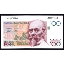 Бельгия 100 франков б/д (1982-1994 г.) (BELGIUM 100 Francs / Frank ND (1982-1994 year)) P142a(6):Unc