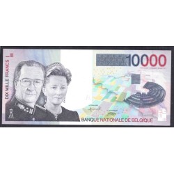 Бельгия 10000 франков (1997) (BELGIUM 10000 Francs (1997)) P 152 : UNC