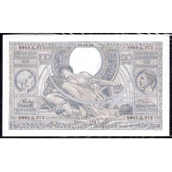 Бельгия 100 франков / 20 белгас 1942 (BELGIUM 100 Frank / 20 Belgas 1942) P 107 : UNC