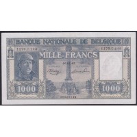 Бельгия 10 франков 16.01.45 (Belgium 1000 francs 16.01.45) P 128b: UNC