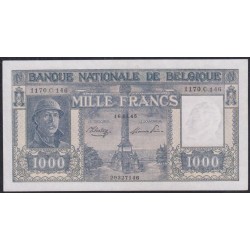 Бельгия 10 франков 16.01.45 (Belgium 1000 francs 16.01.45) P 128b: UNC