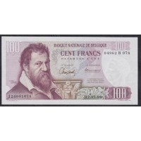 Бельгия 100 франков 07.07.66 (BELGIUM 100 Francs 07.07.66) P 134a(6): UNC