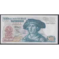 Бельгия 500 франков 25.04.1975 года (BELGIUM  500 Francs 25.04.1975) P 135b(4): UNC 