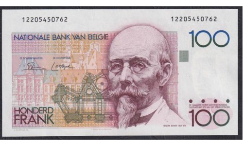 Бельгия 100 франков (1978-1981) (BELGIUM 100 Francs (1978-1981)) P 140a(2) : UNC-