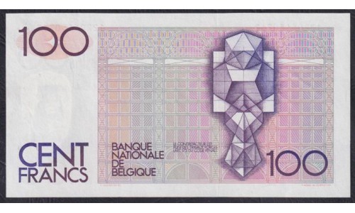 Бельгия 100 франков (1978-1981) (BELGIUM 100 Francs (1978-1981)) P 140a(2) : UNC-