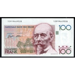Бельгия 100 франков (1982-1994) (BELGIUM 100 Francs (1982-1994)) P 142a(6) : UNC