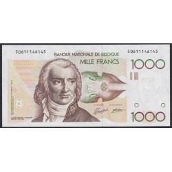 Бельгия 1000 франков (1980-1996) (Belgium 1000 francs (1980-1996)) P 144a(6): UNC