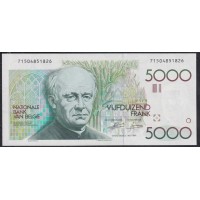 Бельгия 5000 франков (1982 -1992) 71504851826 (Belgium 5000 francs (1982-1992)) P 145a(4): UNC