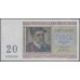Бельгия 20 франков 1950 (Belgium 20 Franks 1950) P 132a : UNC