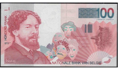 Бельгия 100 франков (1995-2001) (Belgium 100 francs (1995-2001)) P 147 : UNC