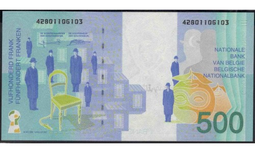 Бельгия 500 франков (1998) (Belgium 500 francs (1998)) P 149 : UNC
