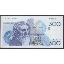 Бельгия 500 франков (1982-1998) (Belgium 500 francs (1982-1998)) P 143a(4): UNC